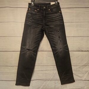 American Eagle Airflex+ Athletic Fit Destroyed Black Men's Jeans 26x28 NWT L262